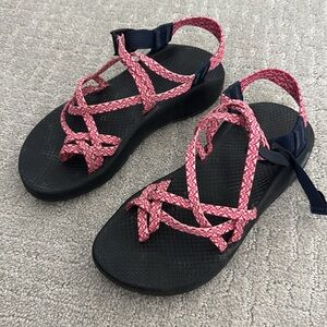 Chaco Pink ZX/2 Fusion Rose Strappy Sandals Women's